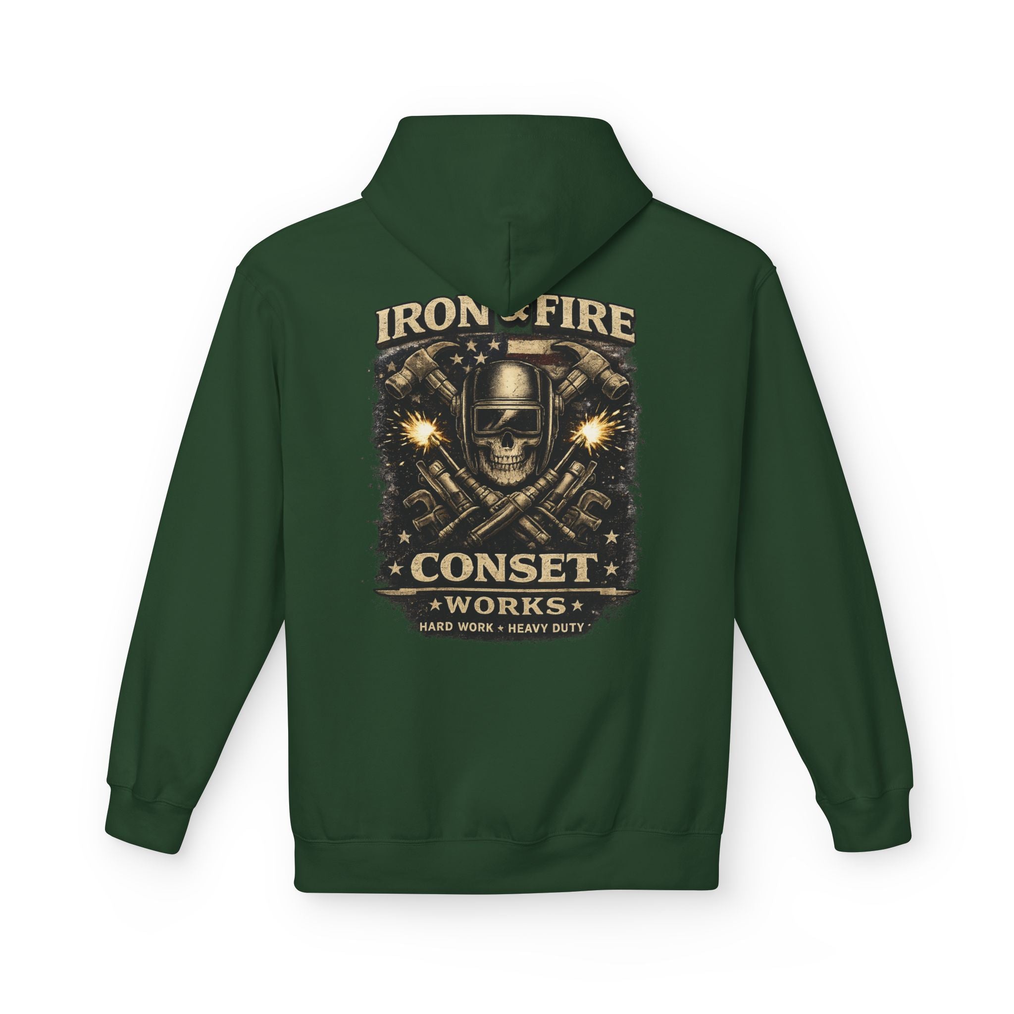 CONSET WORKS – Iron y fire heavy duty hoodie