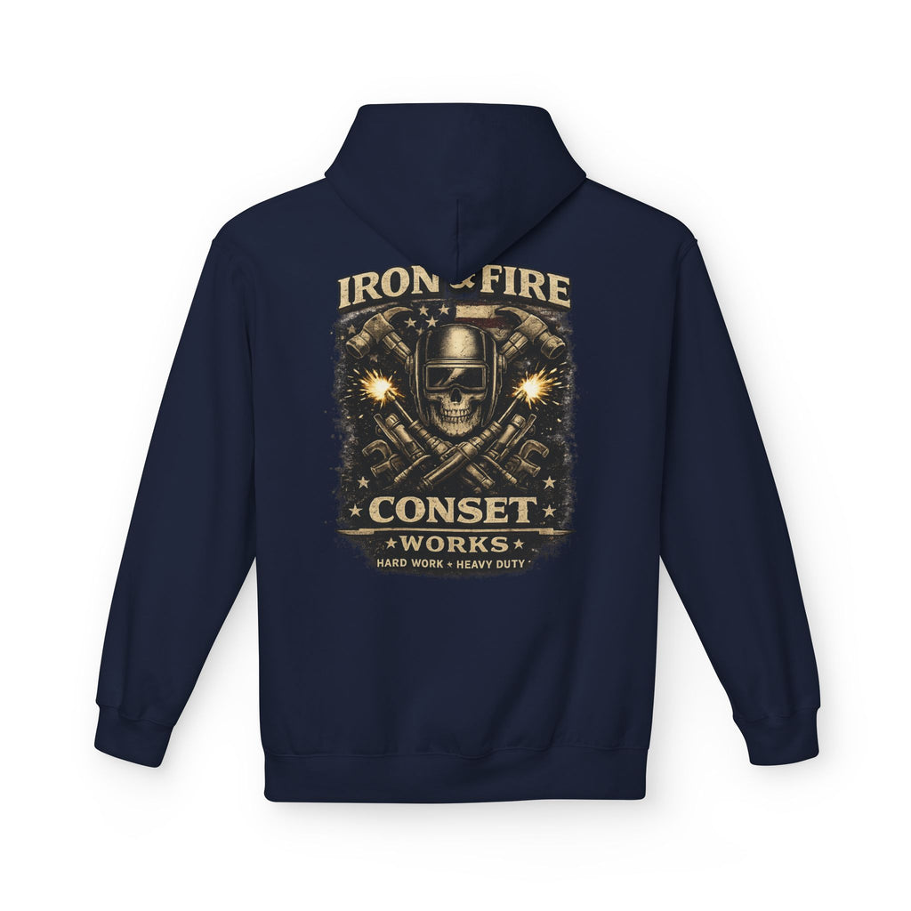 CONSET WORKS – Iron y fire heavy duty hoodie