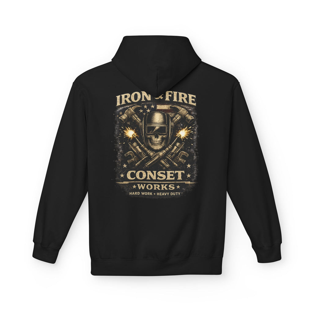 CONSET WORKS – Iron y fire heavy duty hoodie