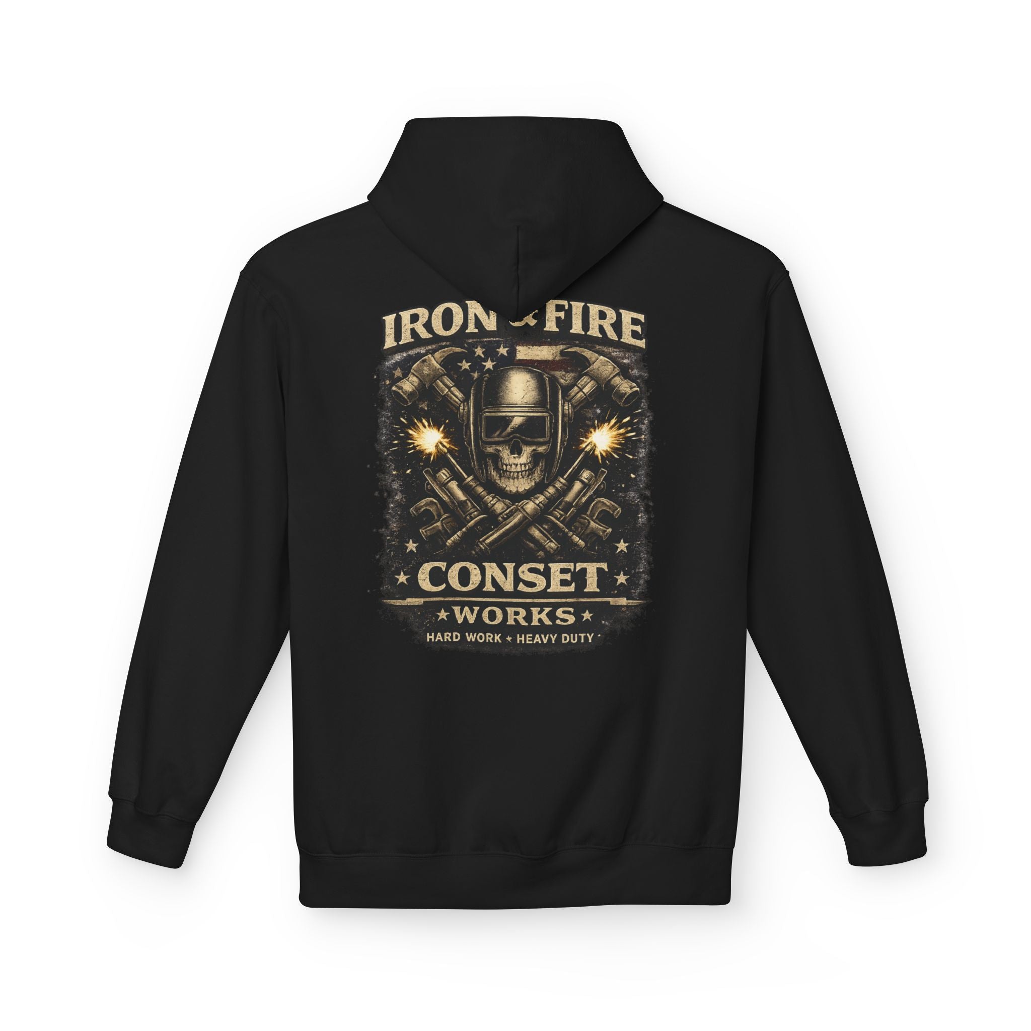 CONSET WORKS – Iron y fire heavy duty hoodie